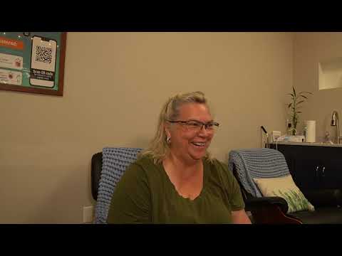 Lorraine talking about their experience at Med Matrix
