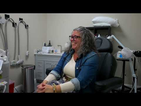 Heather talking about their experience at Med Matrix