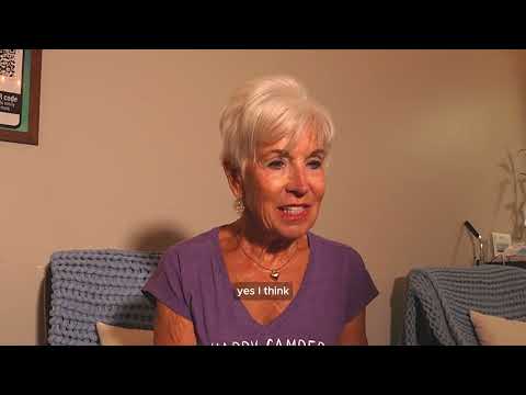 Elaine talking about their experience at Med Matrix
