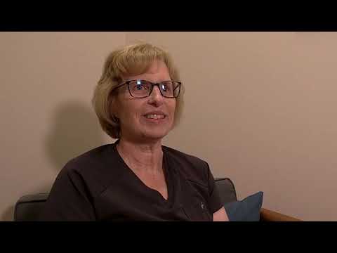 Dorothy talking about their experience at Med Matrix