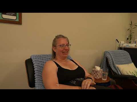 Carolyn talking about their experience at Med Matrix